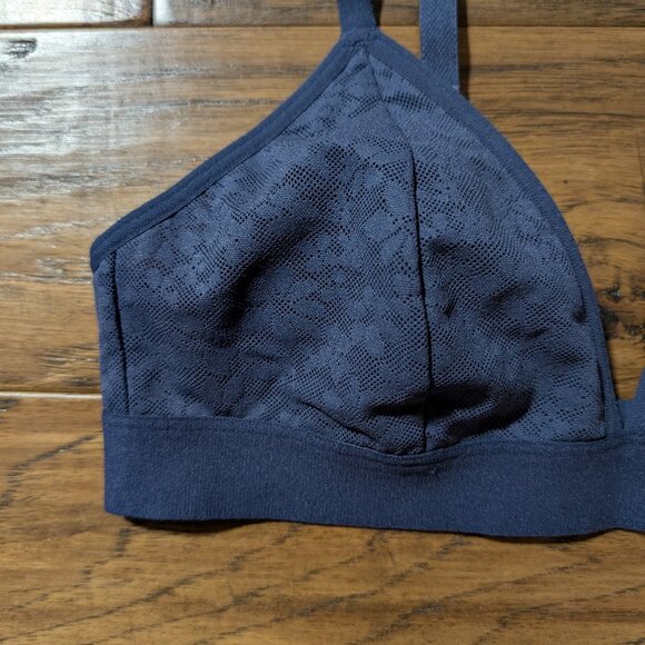 Old Navy mesh bralette bra blue size small - Picture 3 of 12